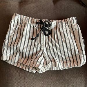 Lou & Grey striped shorts size small